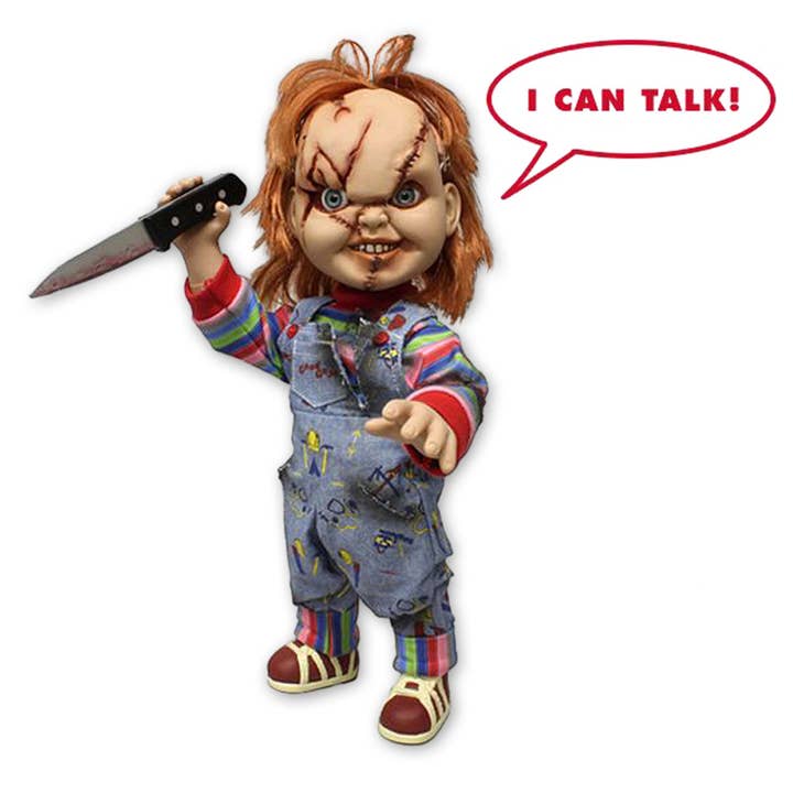 Close Up GmbH – Großhandel Puppe – Kinder – Child's Play Chucky Puppe 15" Talking Mega Scale