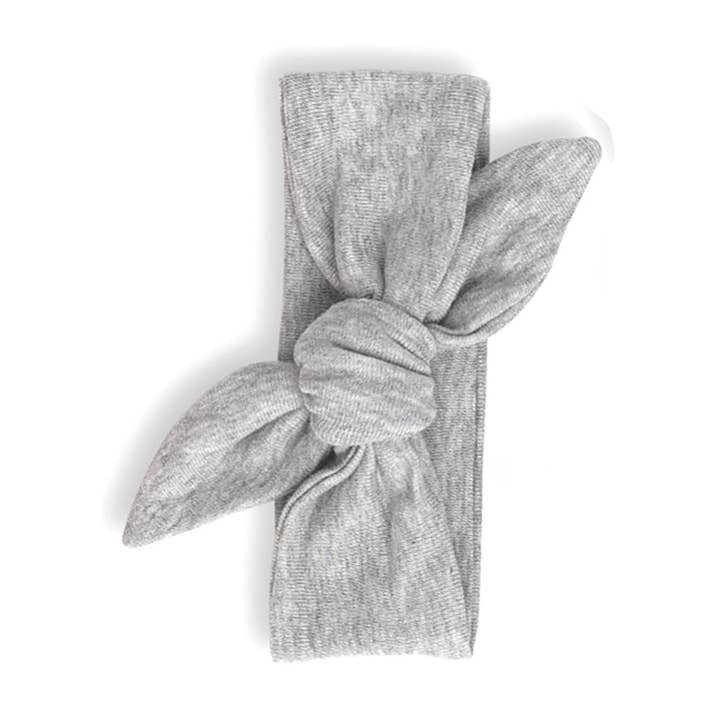 Tesa Babe – Engroshandel Pandebånd - Baby – Baby Girl's Heather Grey Bomuld Pandebånd0