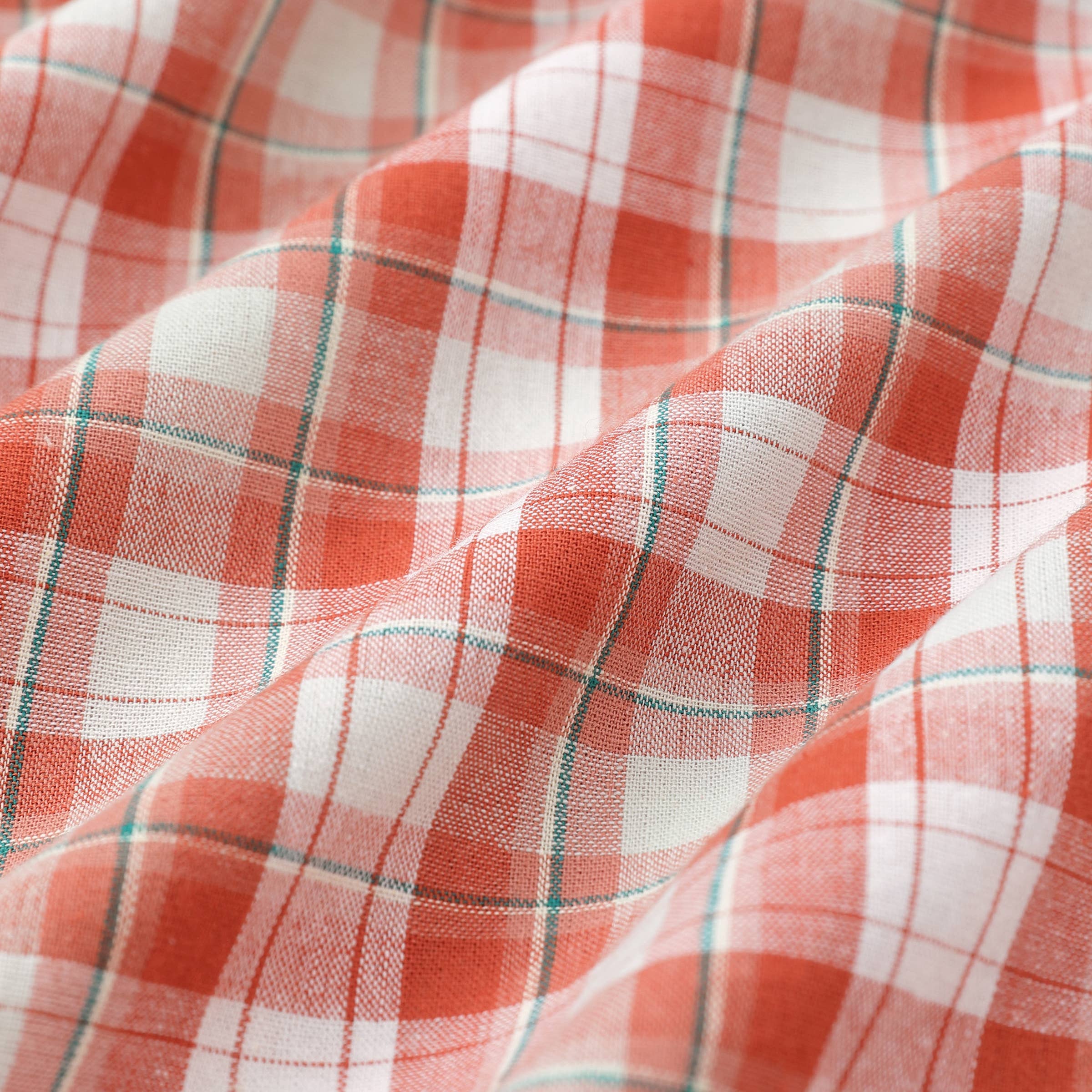 Orange Family Matching Plaid Shirt or Shirred Bodice Tiered Dress for wholesale on Faire30