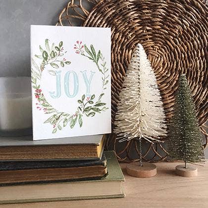 A Makers' Studio - Vendita all'ingrosso Tinta per stencil/lavoretti - Wishing You Joy - Stencil a rete, confezione da 2, 5,5 x 8,51