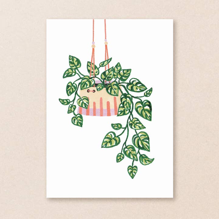 Vykort hängande växt för wholesale av Studio Kuukeluus
