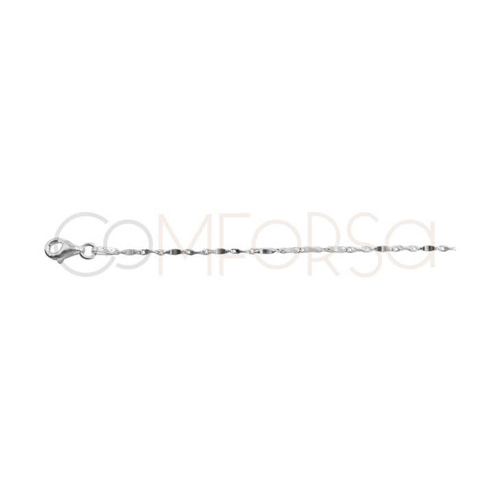 Sterling Silver 925 Twist Chain for wholesale by COM FORSA SL