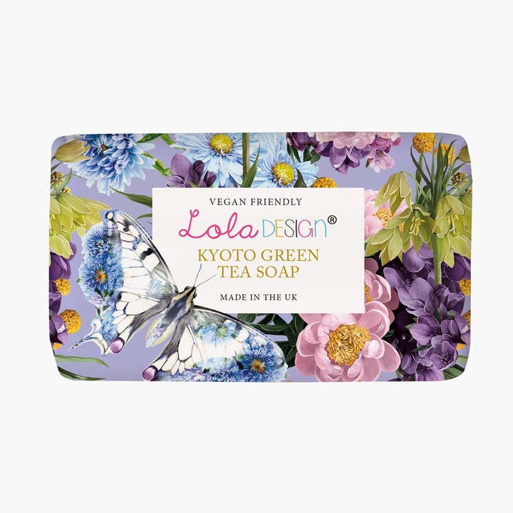 Kyoto Green Tea Butterfly Soap for wholesale by Lola Design Ltd
