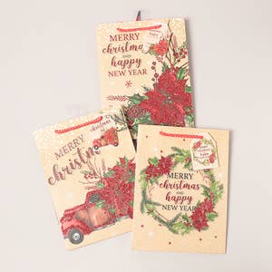 Festive Santa Gift Bags for Christmas Treats - Pazzles Craft Room