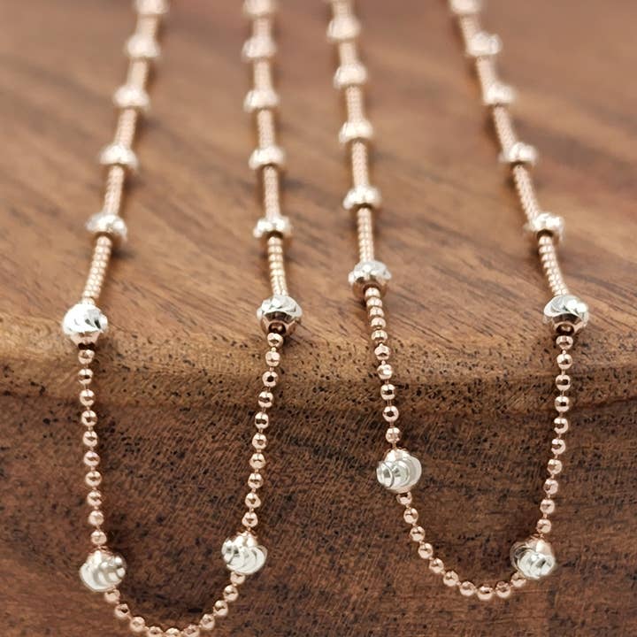 Diamant Rhodium Rose Argent Sterling 925 SS008 pour la vente par Beads Creation