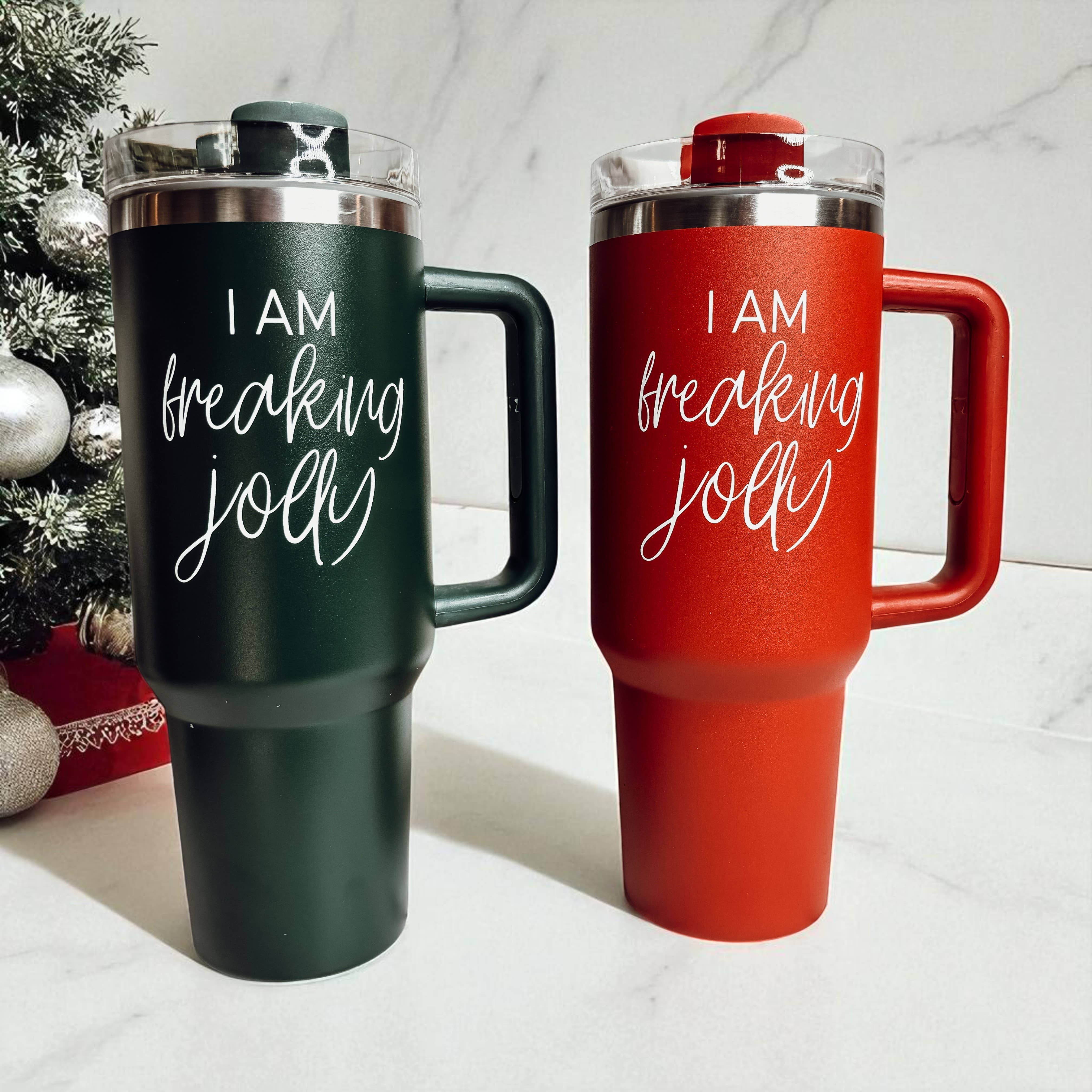 Gia Roma - Wholesale Insulated Mug/Tumbler - Funny Christmas Gift for Mom, 40oz Holiday Tumbler w/ handle15