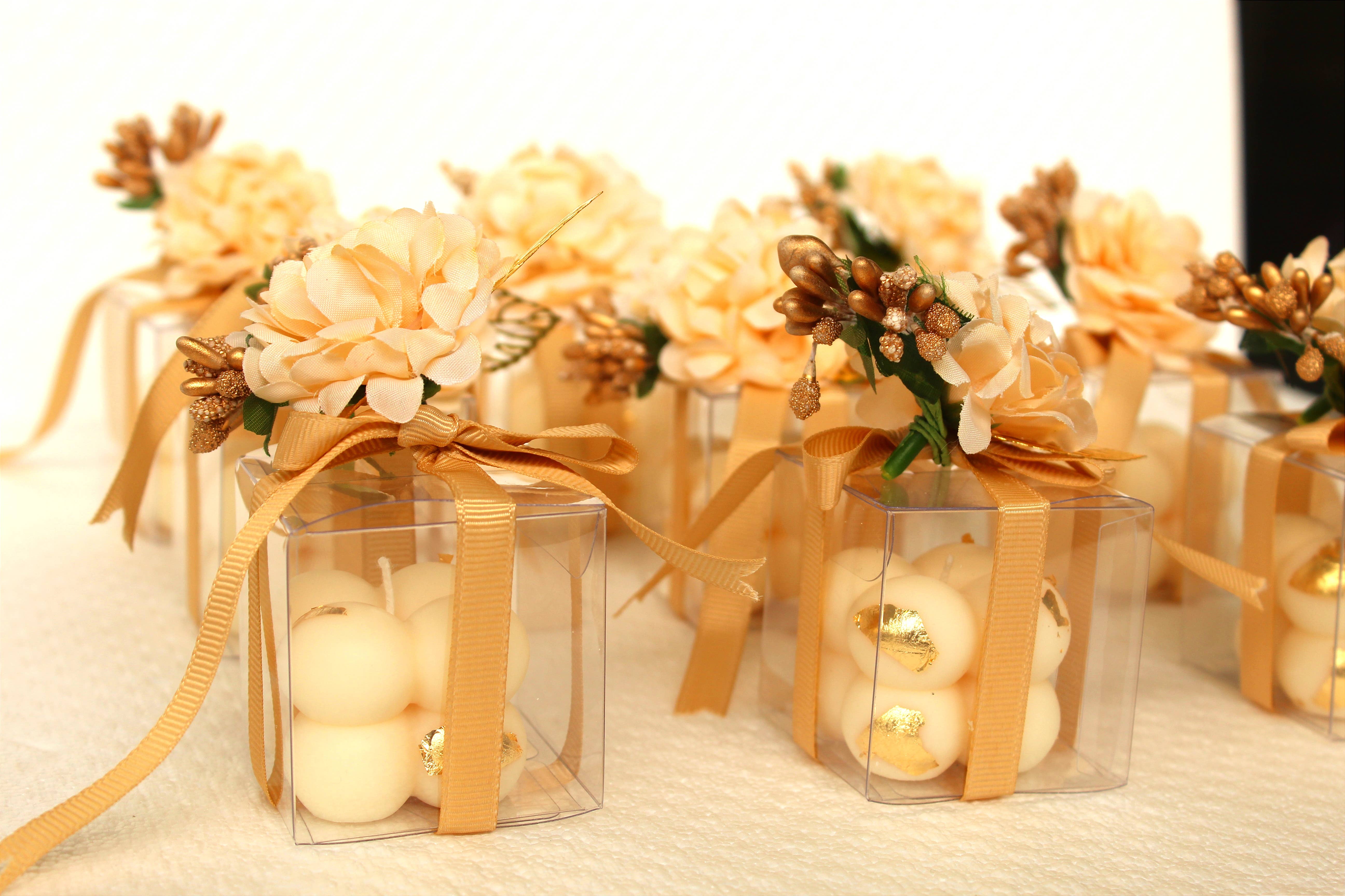 mini candle favors