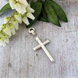 Luxe Design Jewellery – wholesale Individual charm/pendant – Cross Urn Pendant for Cremation Ashes Sterling Silver2