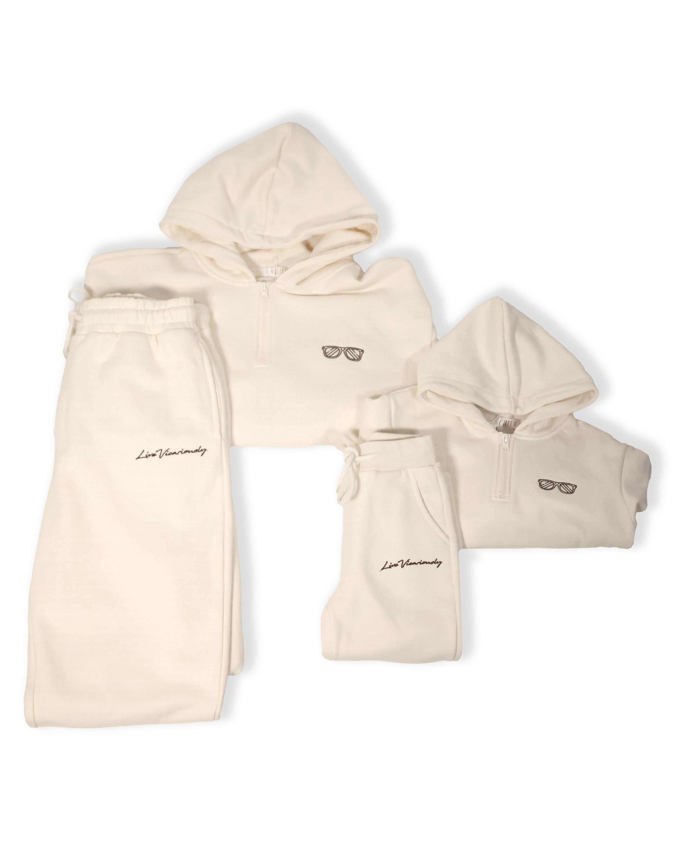 GILi Guise – wholesale Set med Mommy & Me-kläder – DAM Familjemysset - Krämfärgad5