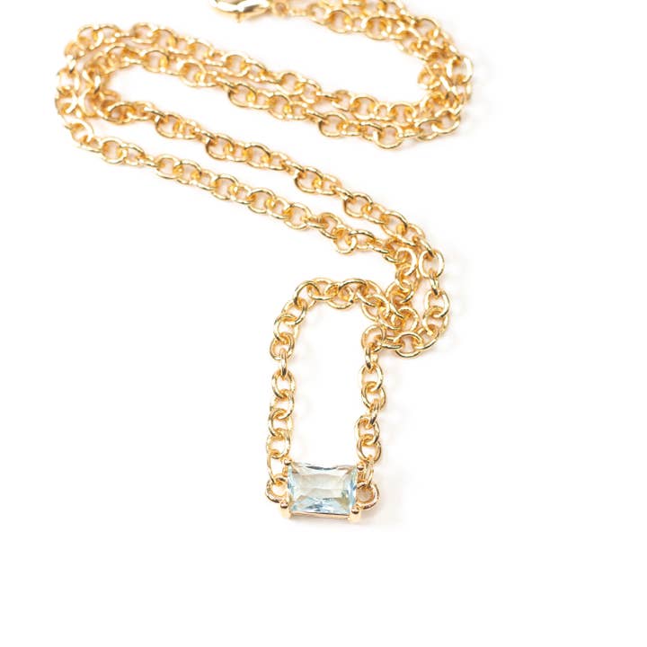 Savvy Bling - Wholesale Pendant/Charm Necklace - CZ Chain Link Necklace