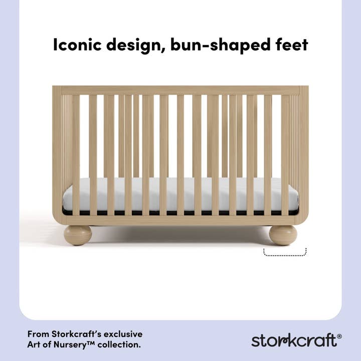 Storkcraft - Wholesale Bed - Kids & Baby - Storkcraft® Amalfi™ Deluxe 5-in-1 Convertible Crib with Bonus Toddler Guardrail58