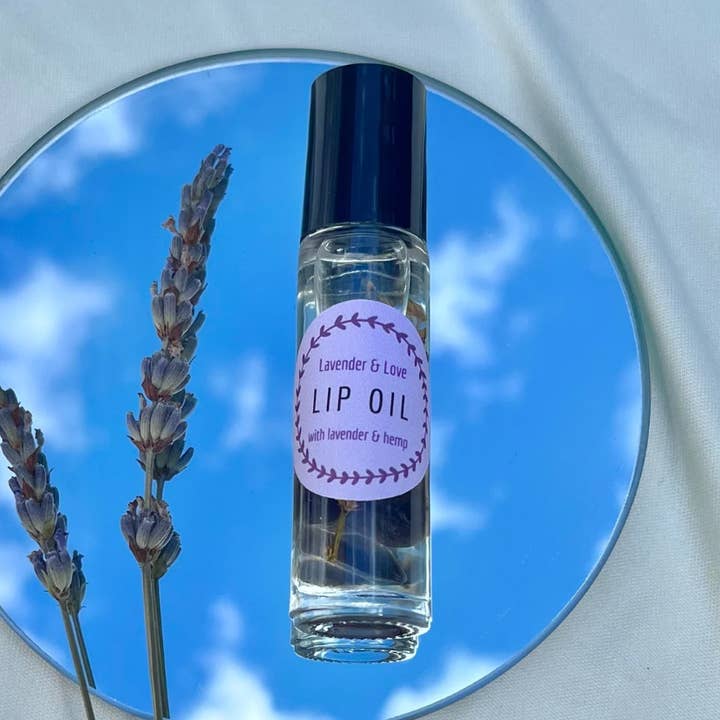 Lavender Vanilla Lip Oil for wholesale by Lavender And Love
