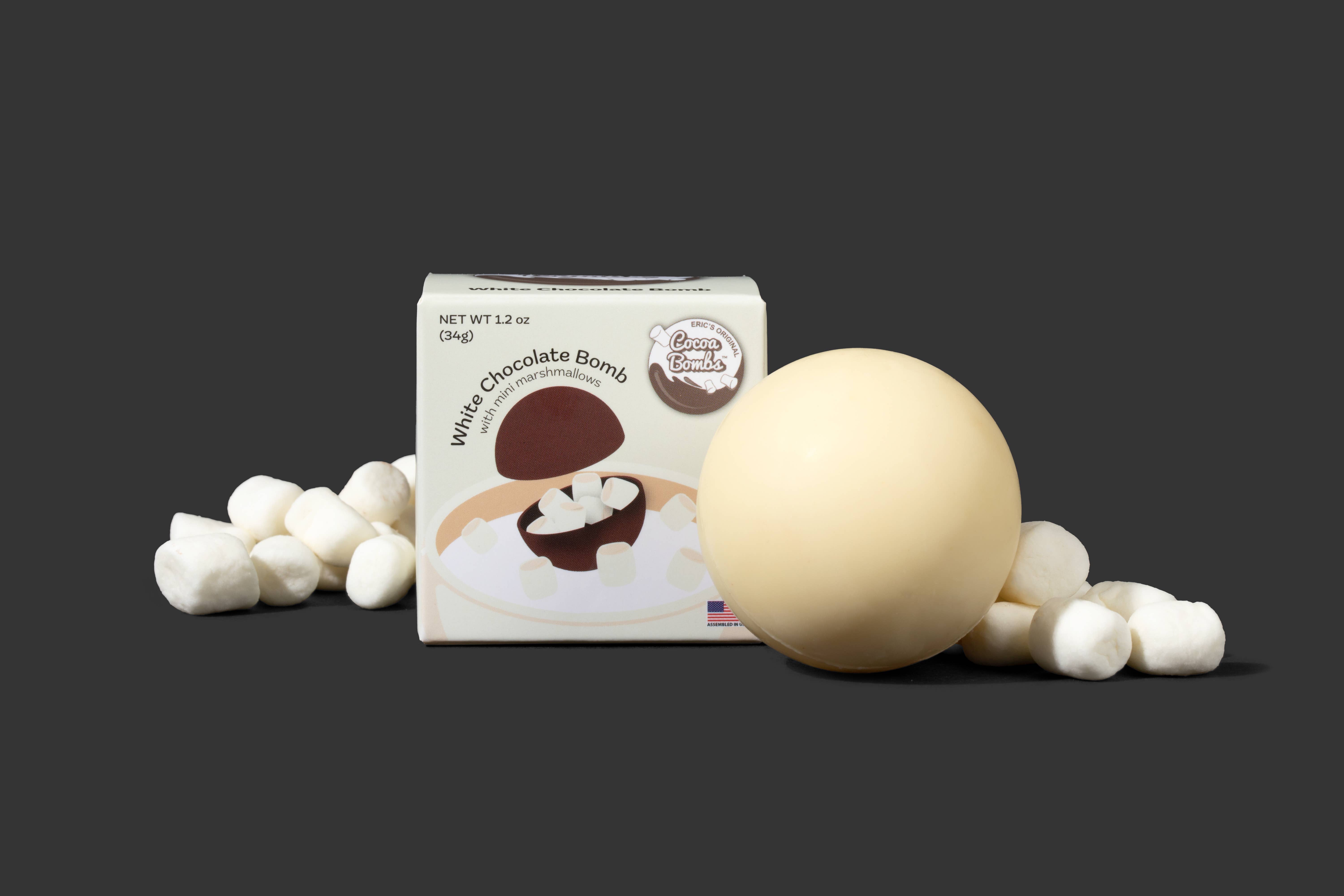 Cocoa Bombs™ - Wholesale Chocolademelk/cacaomix/kit - 1 pakje witte chocolade cacaobommen1