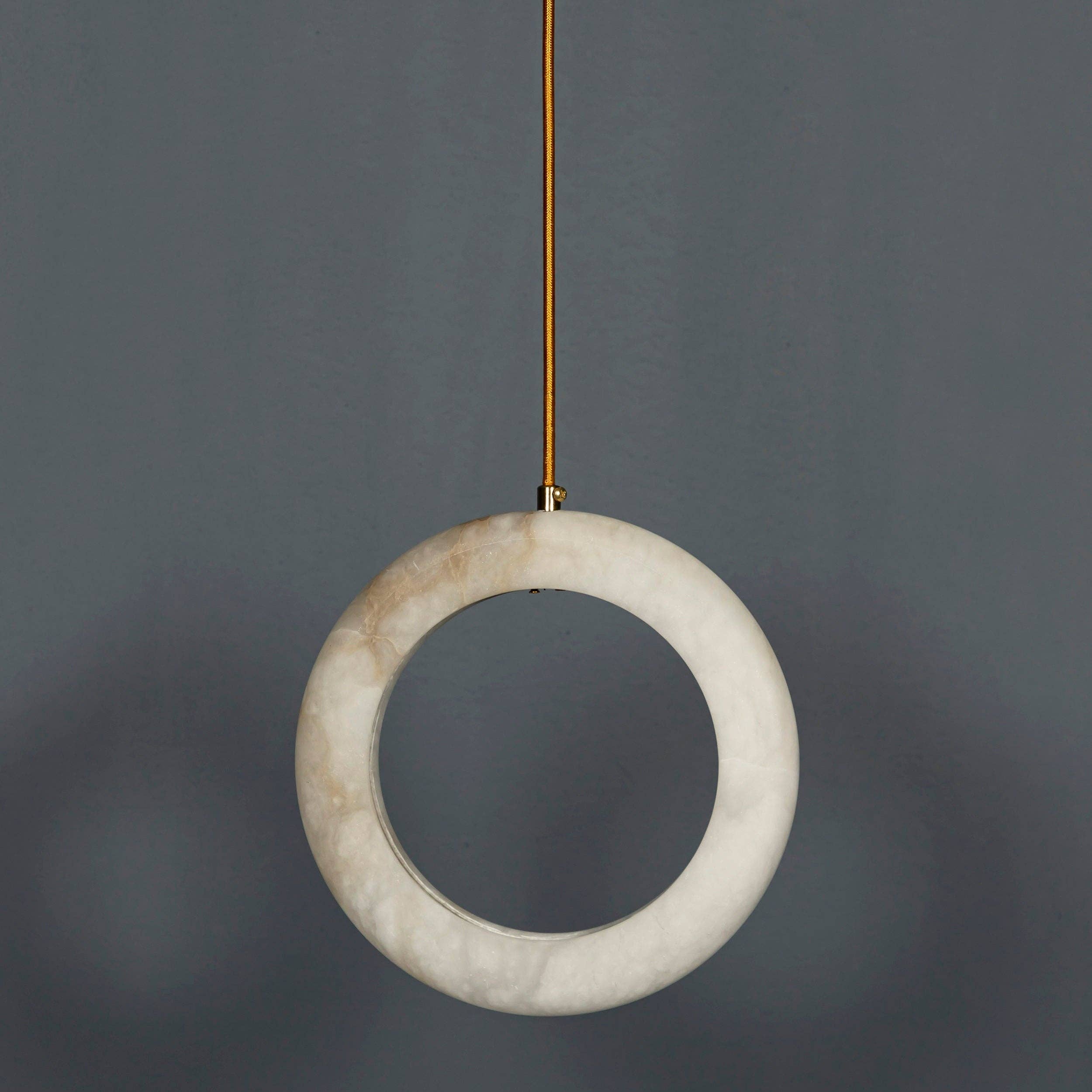 HEKA LIGHTING & TRADING LTD - Wholesale Chandelier/Hanging Light - Handmade Marble Bagel Pendant Lamp, Brass LED Light Chandelier, Housewarming Gift Art Deco Hanging Lighting, Ceiling Lights. MODEL : GAMBA5