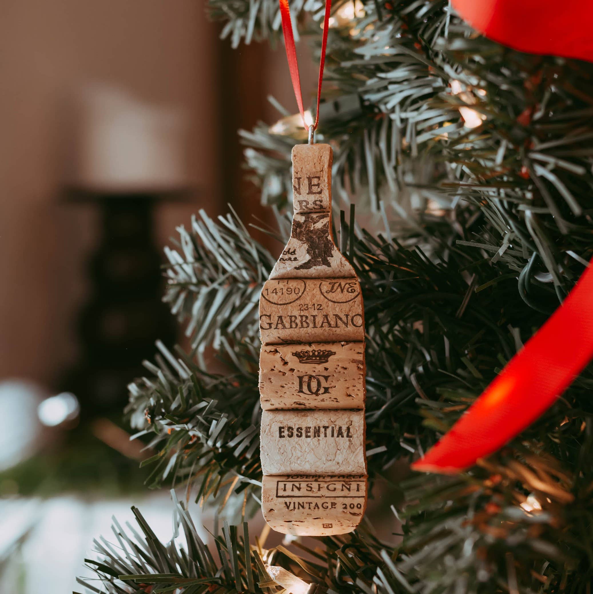 Desert Coastal Studios - Wholesale Ornament - Wine Bottle Shaped Wine Cork Ornament - Rustic Home Decor2