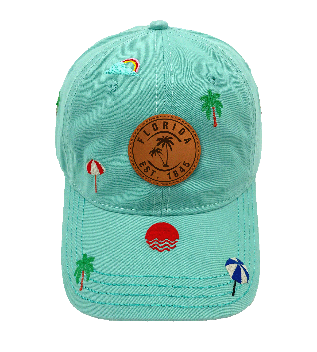 Northern Icons Creations INC - Wholesale Baseball cap – Unisex - Florida Embroidery Baseball Cap – Vacation Beach Hat for Ocean and Sunshine Lovers2