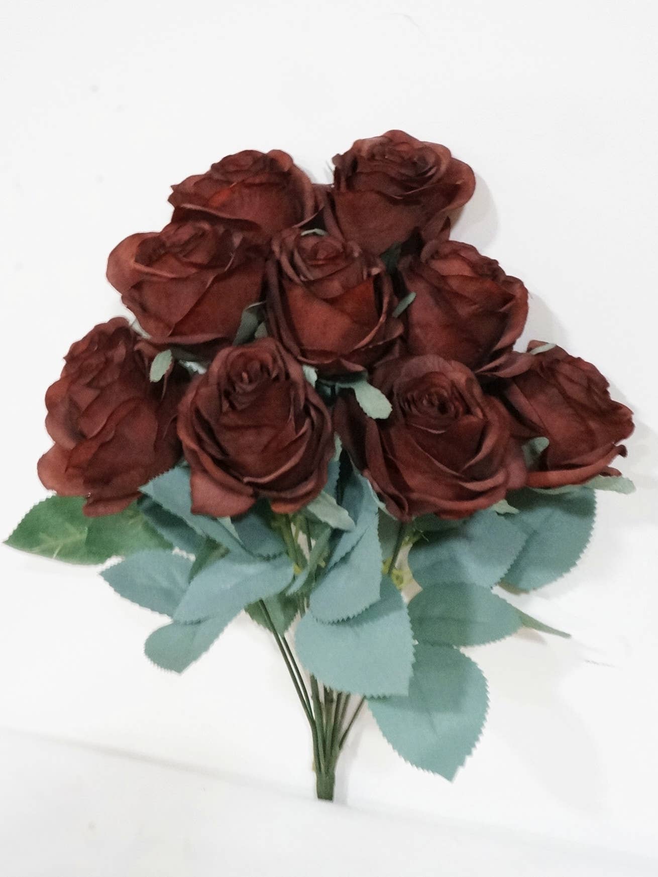 Sweet Home Deco - Wholesale Artificial Flowers - Princess Diana Rose Silk Artificial Flower Bunch, 10 Heads0