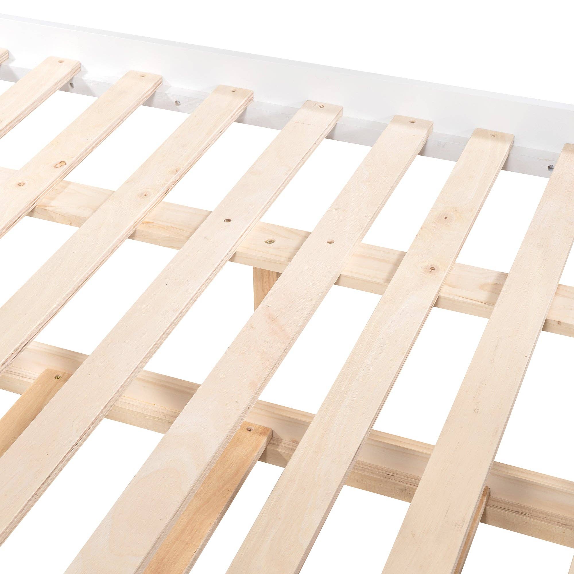 VTNG50 - Wholesale Bed - Full Over Full Bunk Bed with Twin Size Trundle, White9