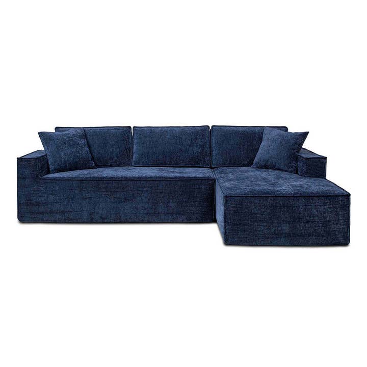 Jennifer Taylor Home - Wholesale Sofa - Brenley 110.5" RAF Sofa-in-a-Box Sectional Sofa
