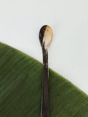 Horn Spoon Long Natural for wholesale by Haiti Design Co.