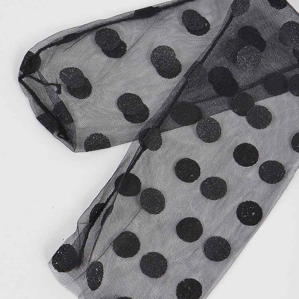 3AM BY H&D ACCESSORIES – Großhandel Socken – Damen – Socken aus Netzstoff mit Tupfen1