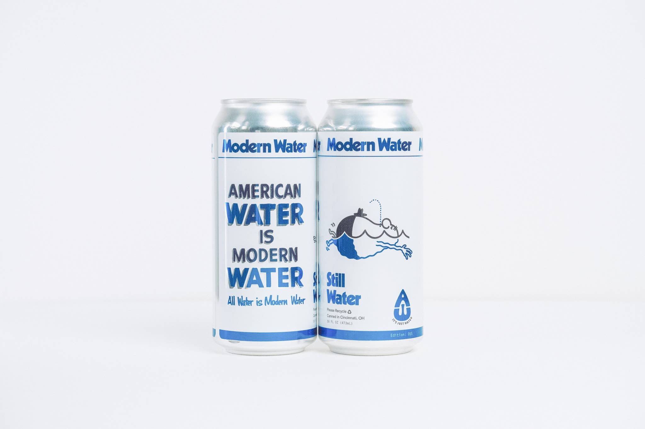 Modern Water // Formerly American Water - Vendita all'ingrosso Acqua naturale - Acqua Moderna 16oz Acqua Naturale Lattina in Alluminio (24pz)1