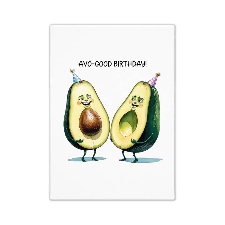 Unik Roligt Födelsedagskort - Avokado för wholesale av Smirk & Scribble