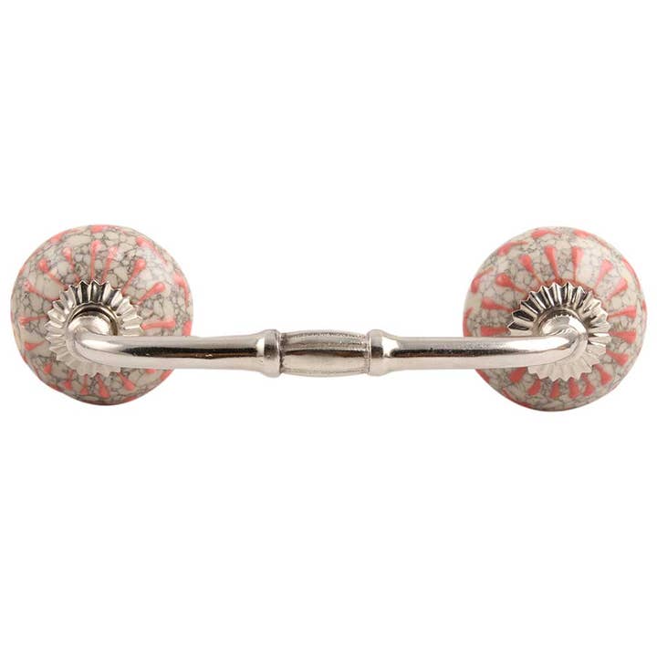 12 Piece Bar Designer Antique Door Handles Pulls Peach for wholesale by Daana Paani LLC