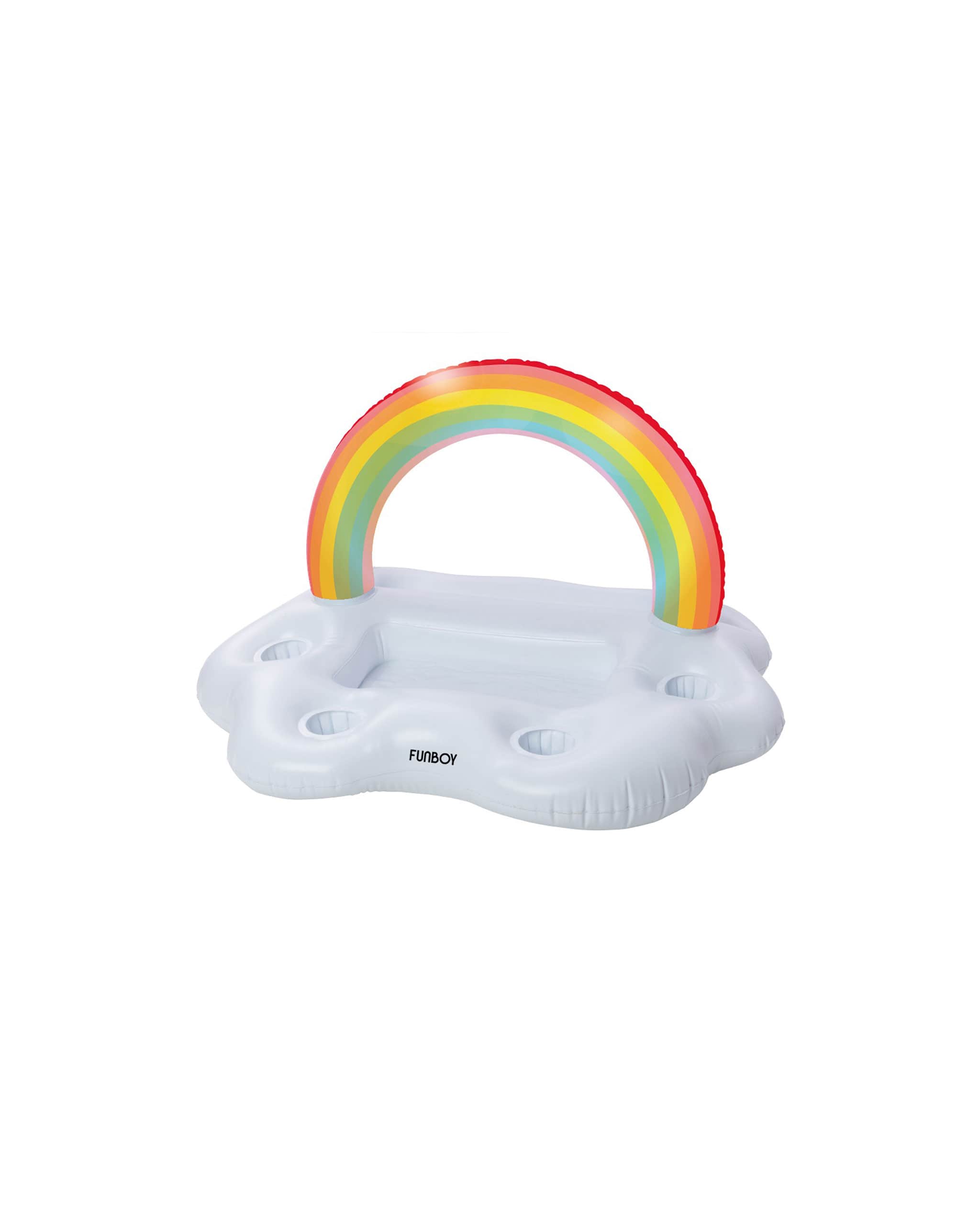 FUNBOY - Vente Jeu gonflable - Glacière gonflable : station de boissons flottante Rainbow Cloud3