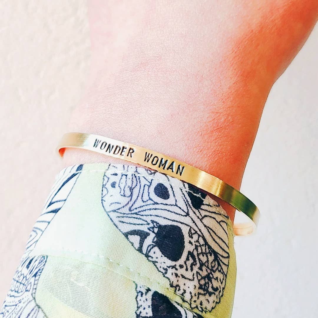 Loti jewels - Wholesale Cuff Bracelet - SUPER SLIM BRASS BRACELET WITH ENGRAVING18