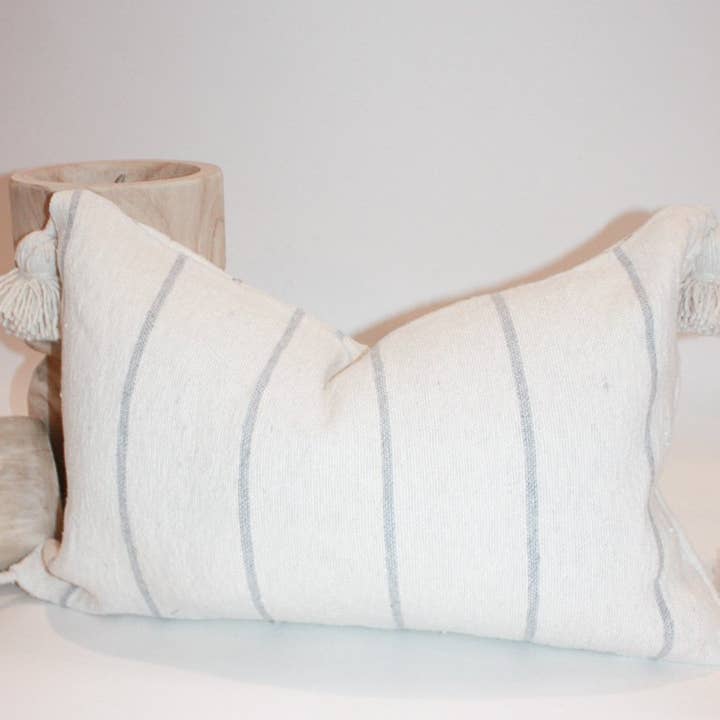 The Leyton Kindey Tassel Pillow Cover for wholesale by Design District Co