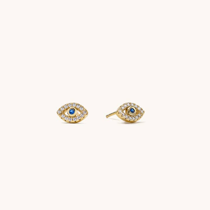 Lavishe Jewelry – Engroshandel Ørestikkere – 925 Sterling Sølv Cubic Zirconia Evil Eye øreringe