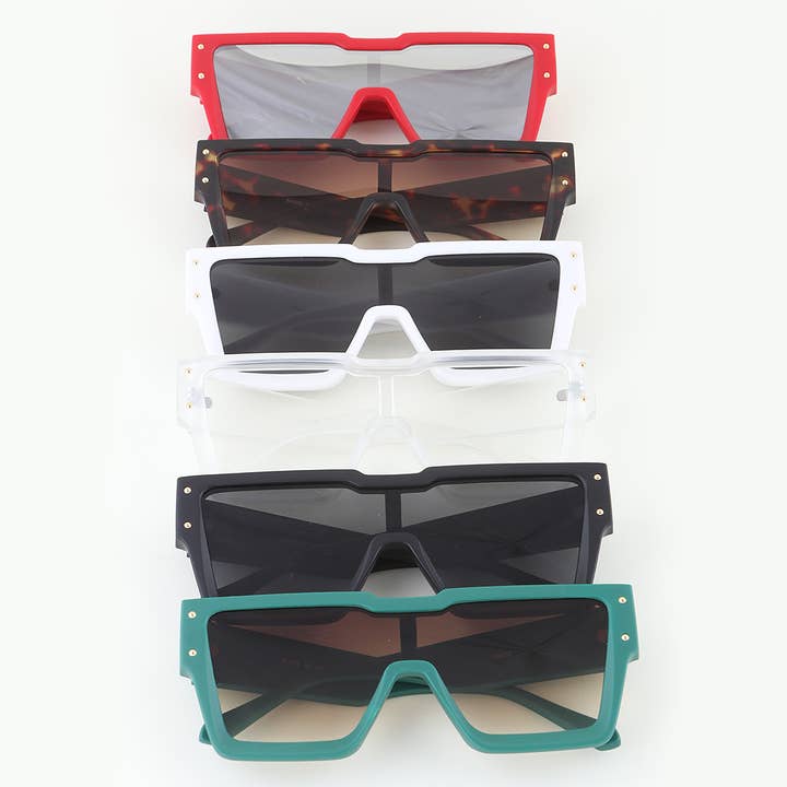 Bolted Modern Shield Sunglasses for wholesale by 3AM BY H&D ACCESSORIES