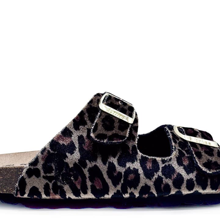 thies 1856 ® Sandale Rec Velvet Leo beige léopard pour la vente par thies