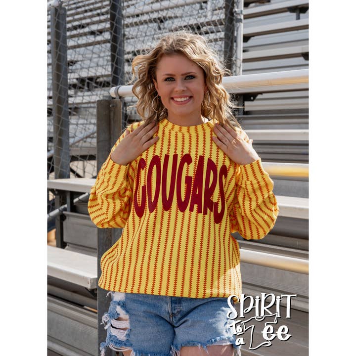 Softball Laces CUSTOM Cozycord Sweatshirt - Pack for wholesale by Spirit to a Tee