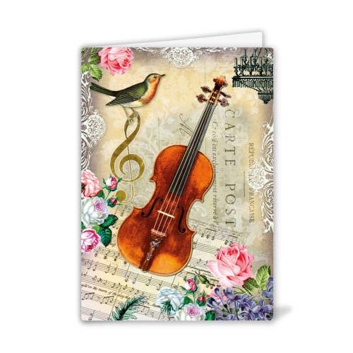 Actetre Deutschland Gmbh - Wholesale Everyday Greeting Card - violin (untitled), GB428