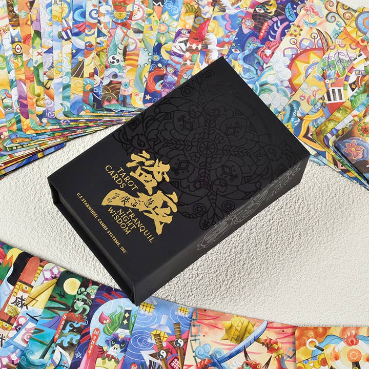 Vermilion Collection – wholesale Tarot cards – Tranquil Night Wisdom Tarot22