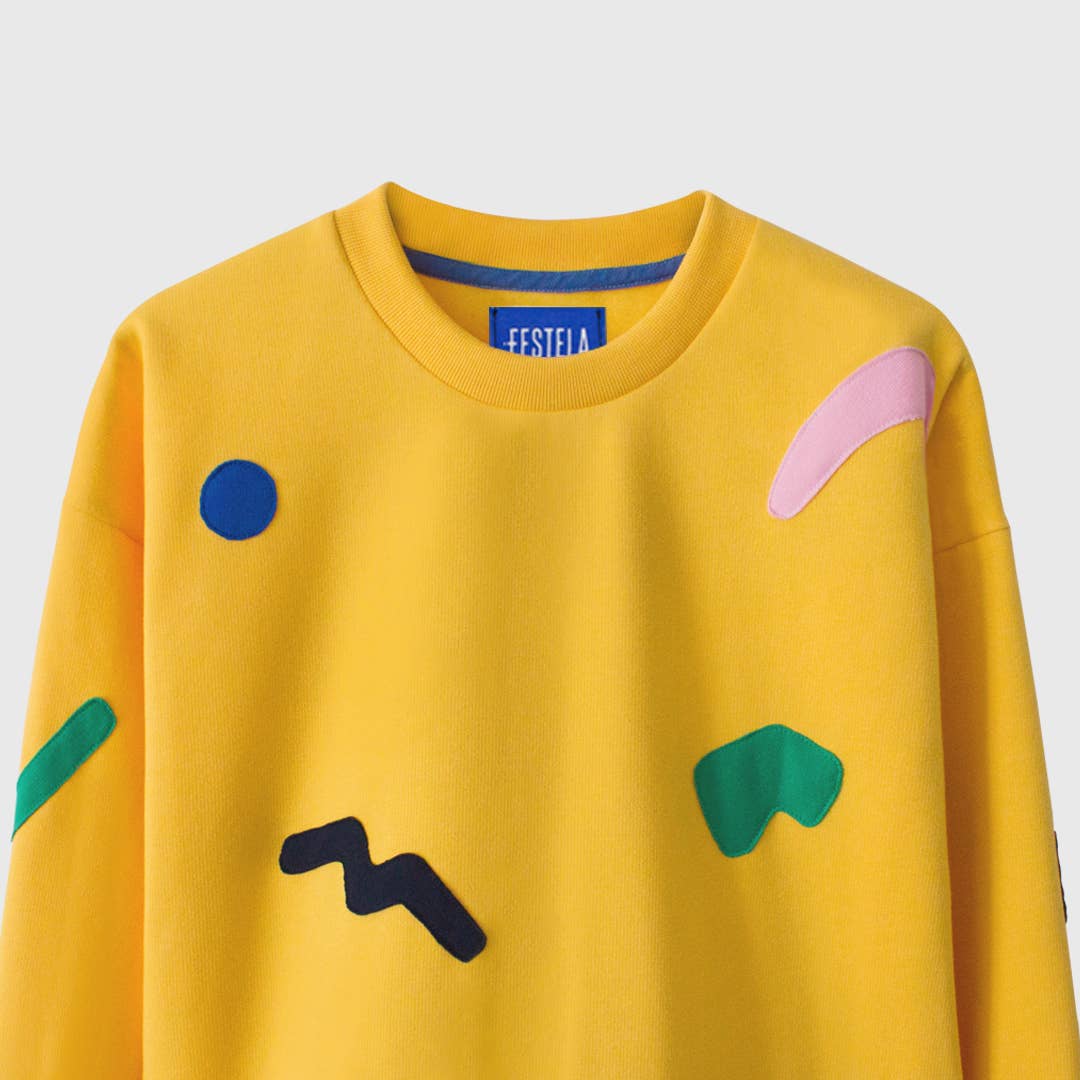 Ochre Trickle Sweatshirt for wholesale on Faire3