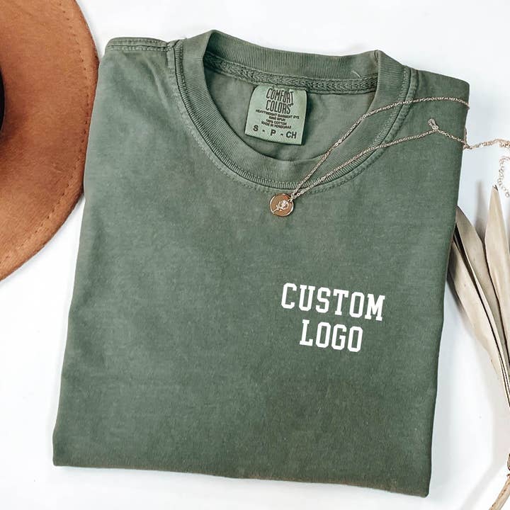 P E T I T R U E - Vendita all'ingrosso Maglietta stampata - Donna - Magliette Comfort Colors personalizzate con stampa personalizzata Logo o Testo2