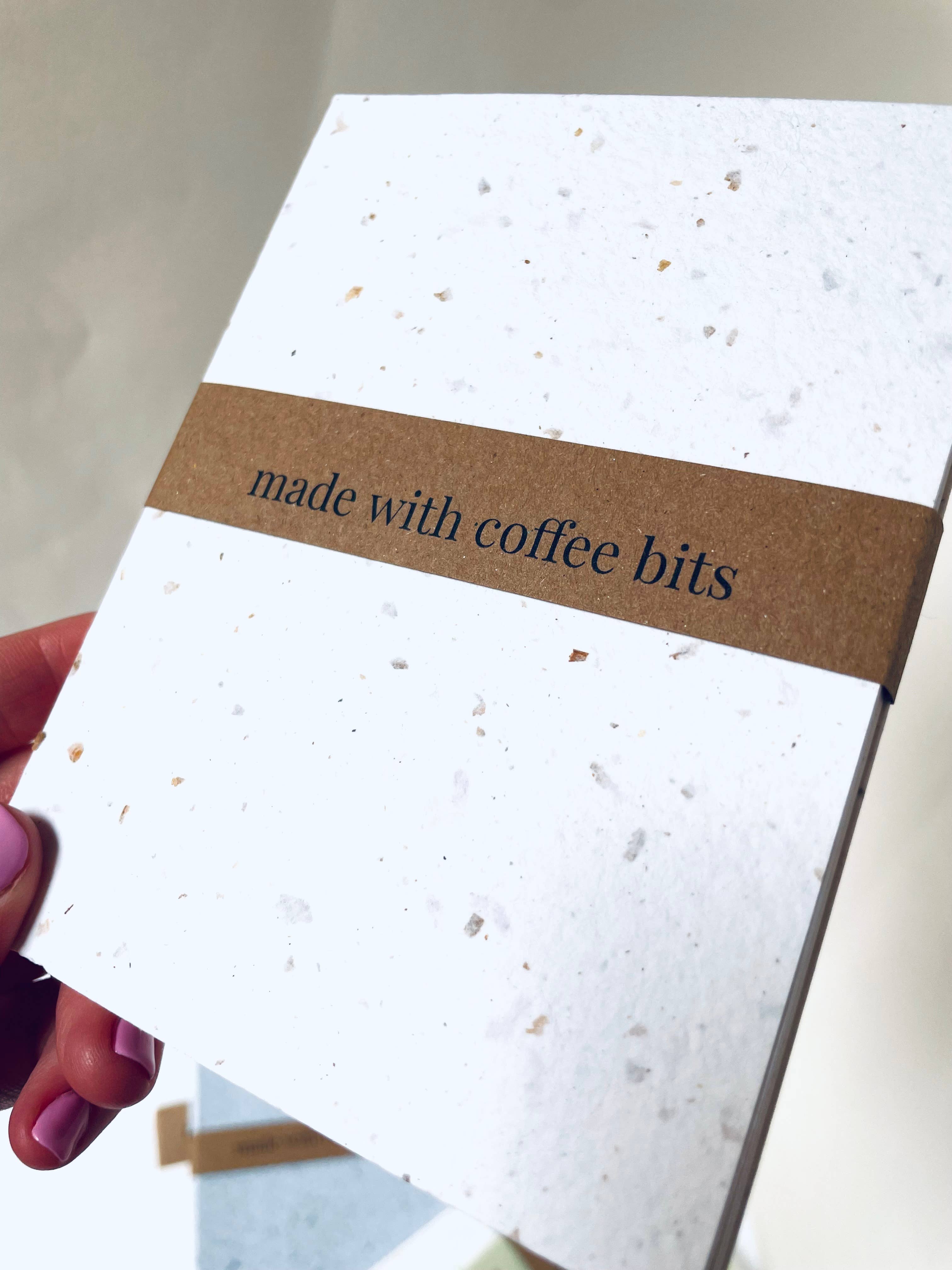 Atelier By Cat – wholesale Anteckningsbok – Mini anteckningsbok i återvunnet kaffeconfetti-papper, miljövänligt20