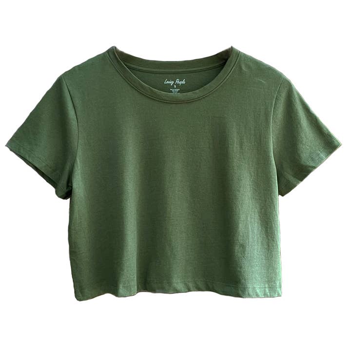 LOVING PEOPLE - Wholesale T-Shirt - Women's - Premium Cotton Crop Tops (New Colors!)