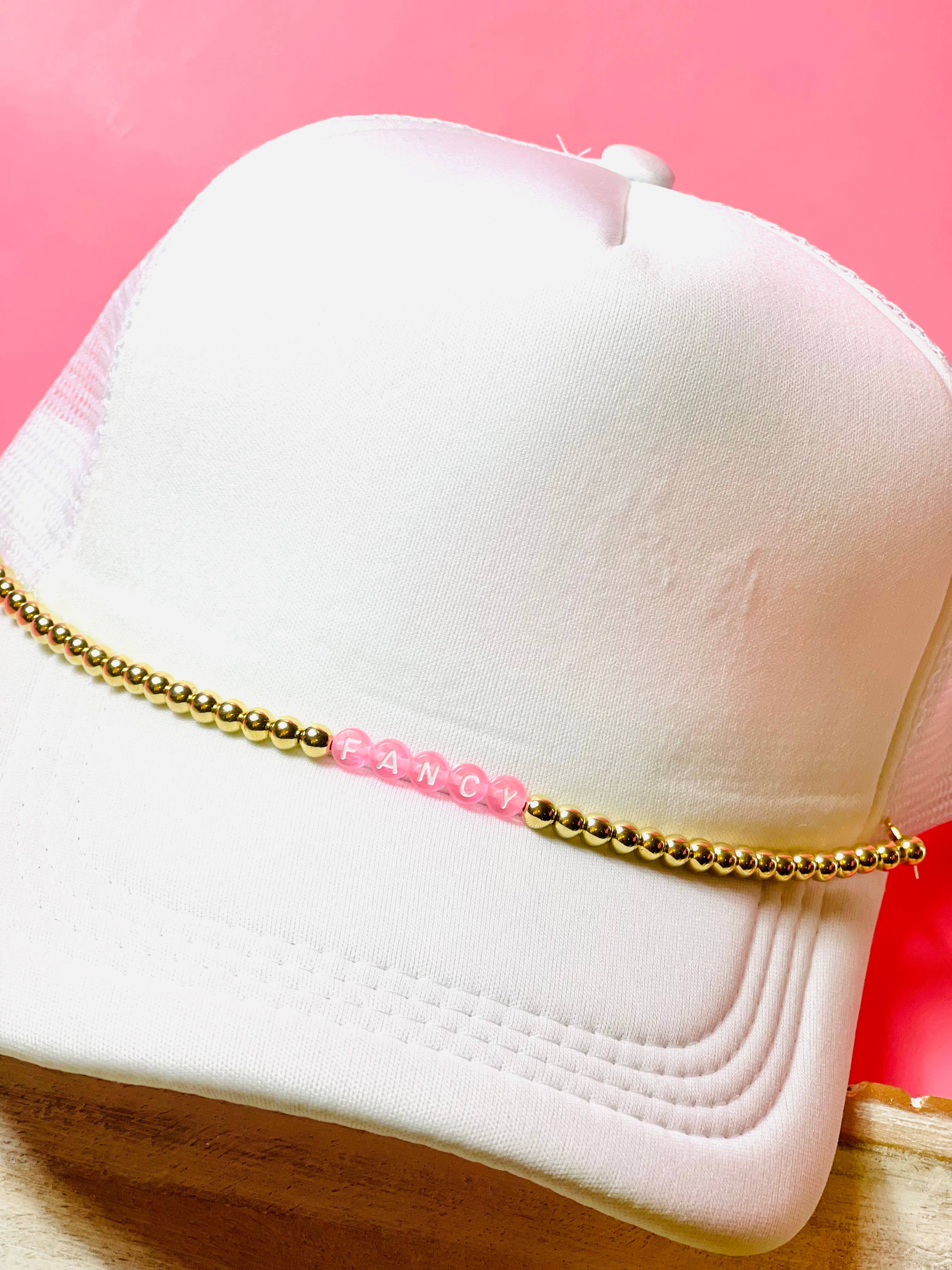 ShannAgains Jewels - Wholesale Hoedaccessoires - Dames - Truckerhoed Fancy kralenketting1