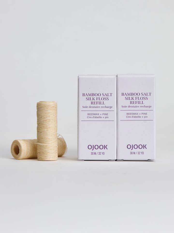 Bamboo Salt Silk Floss Refill 2-Pack for wholesale by OJOOK
