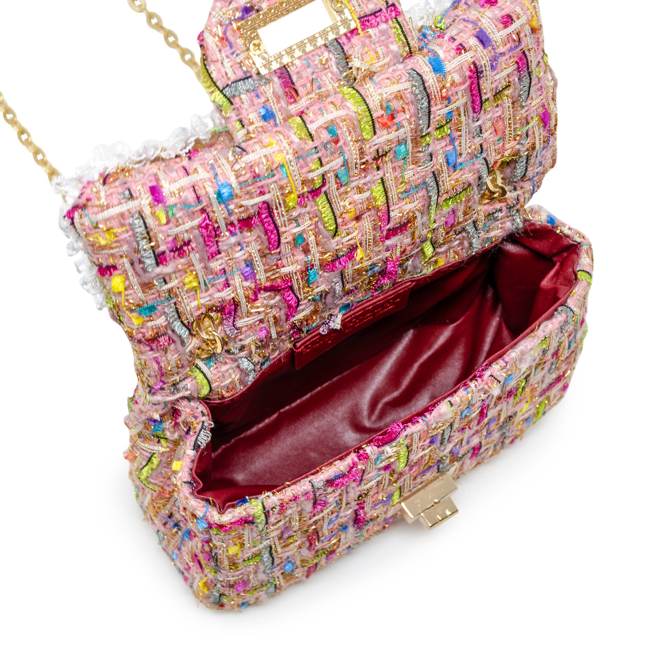 Tiny Treats and ZOMI GEMS - Vendita all'ingrosso Borsa a tracolla - Bambini - Borsa classica in tweed con perle9