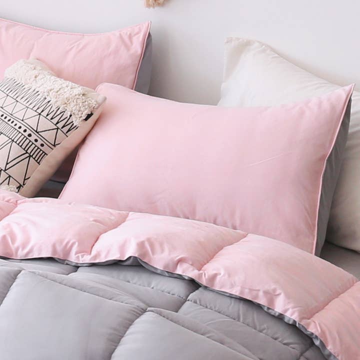 Kasentex - Vendita all'ingrosso Federe/copricuscino - Set di 2 fodere per cuscini, morbide e leggere, decorazione per biancheria da letto10