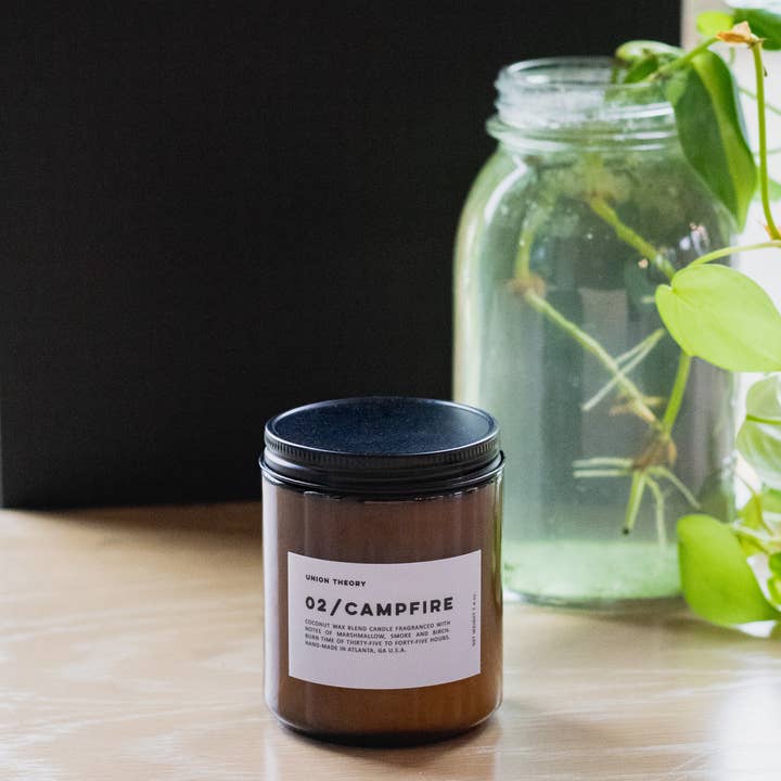 Union Theory - Wholesale Jar/Filled Candle - Campfire Candle