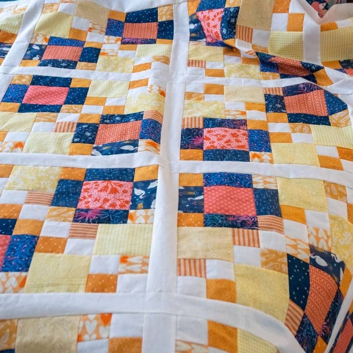 Meaford Pattern Press - Wholesale Craft Sewing Kit - Laura's 4-Patch Quilt Pattern - printed8