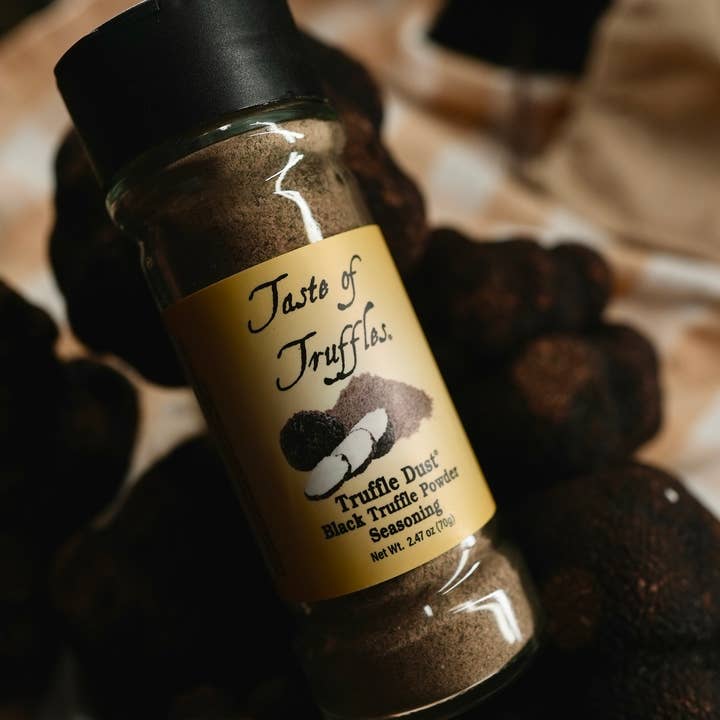 TASTE OF TRUFFLES – wholesale Dried spice mix – Black Truffle Dust® Seasoning - Black Truffle Powder 2.47oz 5