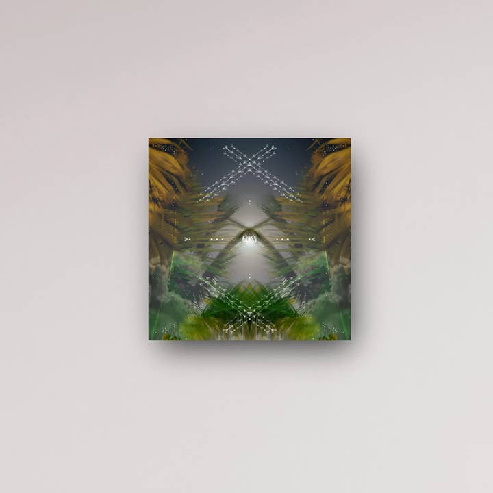 "tu es la félicité" - série : tu es chez toi, impression sur métal pour la vente par DOEQUO