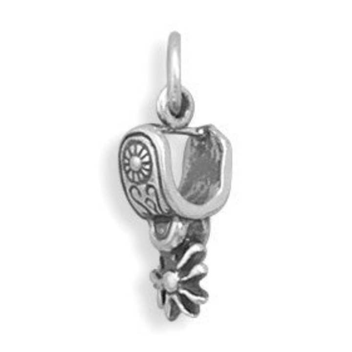 Spur Charm for wholesale by Silver Stars Collection